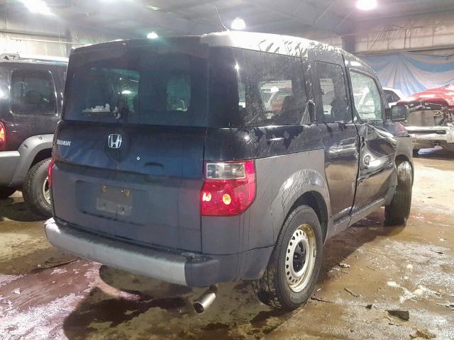 5J6YH18384L010869 - 2004 HONDA ELEMENT LX BLACK photo 4