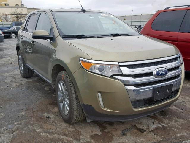 2FMDK3KC9DBB59751 - 2013 FORD EDGE LIMIT GREEN photo 1