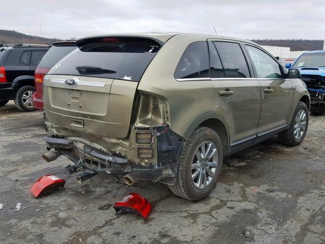 2FMDK3KC9DBB59751 - 2013 FORD EDGE LIMIT GREEN photo 4