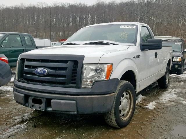 1FTNF1CV6AKB83346 - 2010 FORD F150 WHITE photo 2