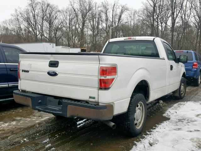 1FTNF1CV6AKB83346 - 2010 FORD F150 WHITE photo 4