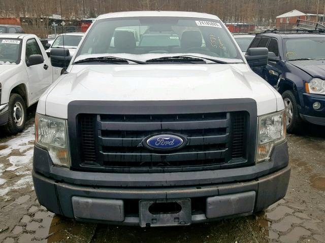 1FTNF1CV6AKB83346 - 2010 FORD F150 WHITE photo 9