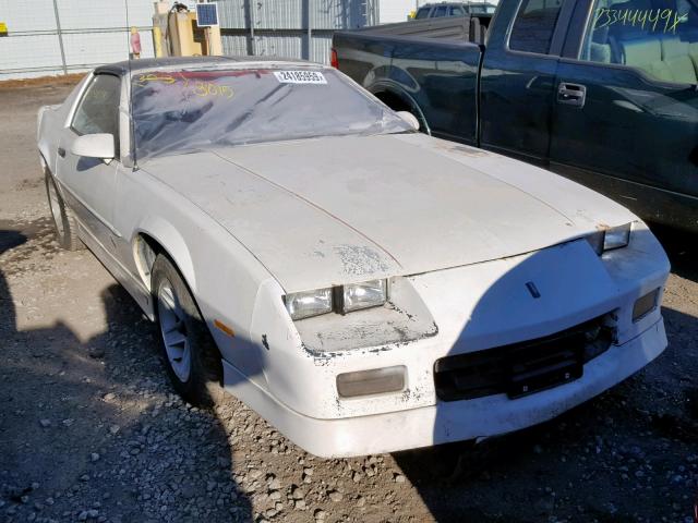 1G1FP21E5KL108572 - 1989 CHEVROLET CAMARO WHITE photo 1