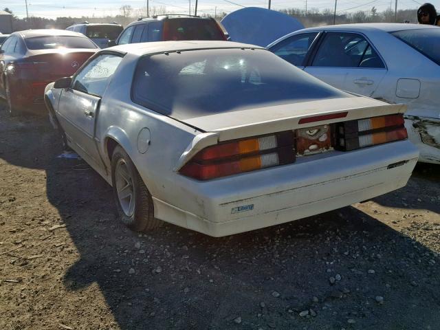 1G1FP21E5KL108572 - 1989 CHEVROLET CAMARO WHITE photo 3