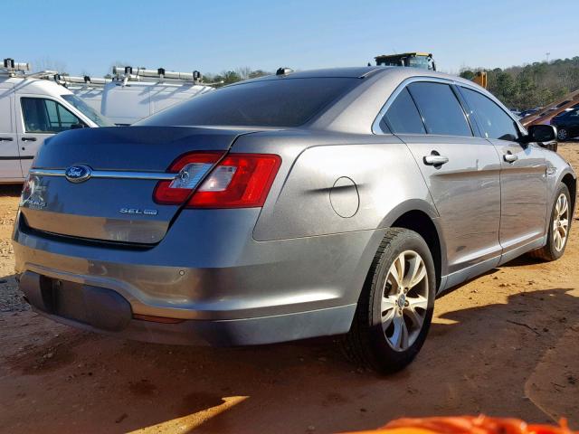 1FAHP2HW9BG150224 - 2011 FORD TAURUS SEL GRAY photo 4