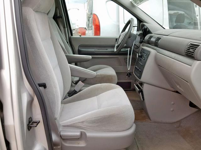 2FMZA57685BA52361 - 2005 FORD FREESTAR S SILVER photo 5