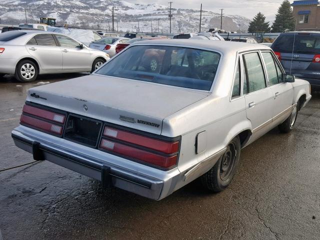 1MEBP8931GG606682 - 1986 MERCURY MARQUIS SILVER photo 4