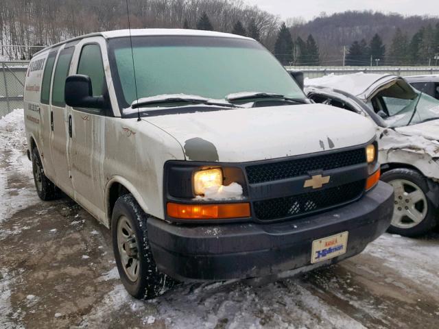 1GCUGADX6A1162706 - 2010 CHEVROLET EXPRESS G1 WHITE photo 1