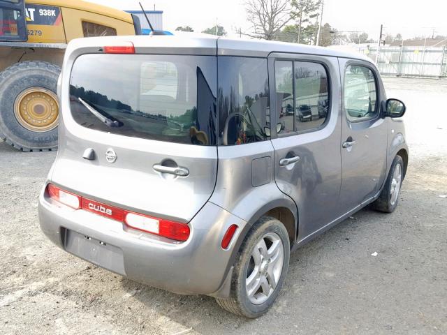 JN8AZ2KR1AT167635 - 2010 NISSAN CUBE BASE CHARCOAL photo 4