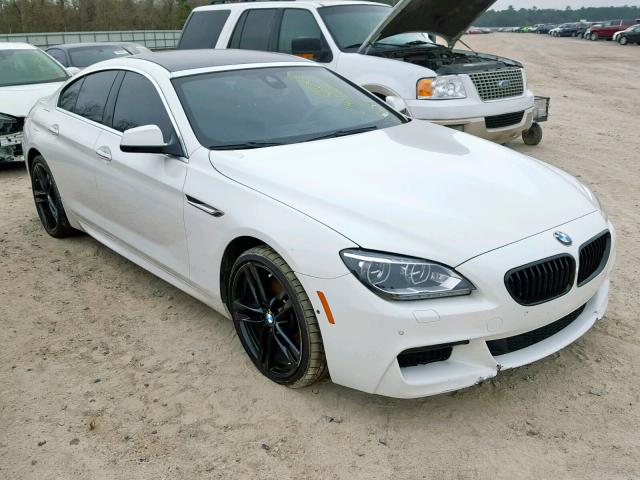 WBA6B2C53DD128252 - 2013 BMW 650 I WHITE photo 1