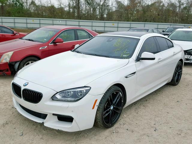 WBA6B2C53DD128252 - 2013 BMW 650 I WHITE photo 2