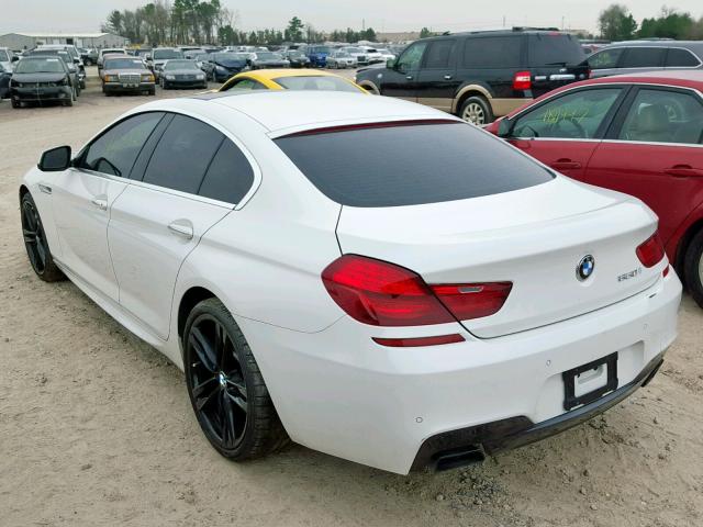 WBA6B2C53DD128252 - 2013 BMW 650 I WHITE photo 3