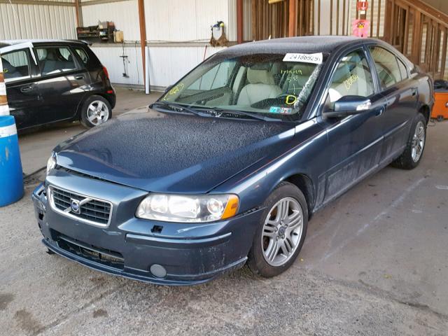 YV1RS592582701159 - 2008 VOLVO S60 2.5T BLUE photo 2