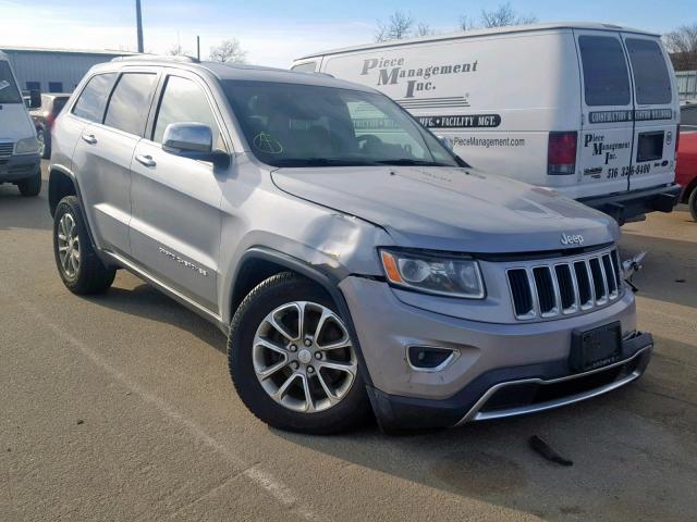 1C4RJFBG5EC237512 - 2014 JEEP GRAND CHER GRAY photo 1