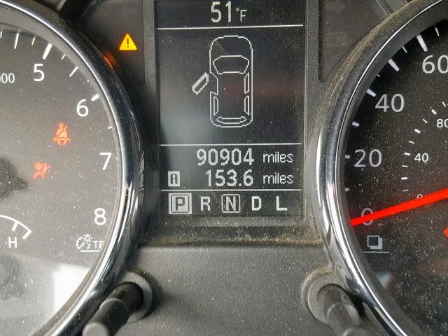 JN8AS5MT6BW182386 - 2011 NISSAN ROGUE S 蓝色 照片 8