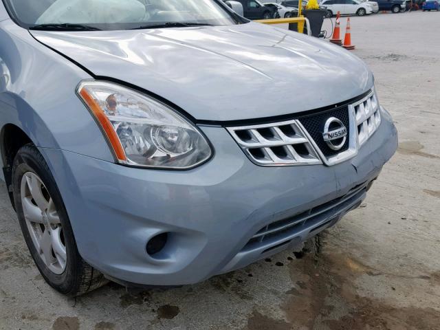JN8AS5MT6BW182386 - 2011 NISSAN ROGUE S 蓝色 照片 9