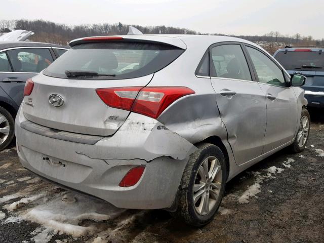 KMHD35LE5DU127138 - 2013 HYUNDAI ELANTRA GT SILVER photo 4