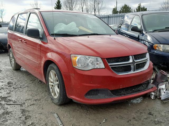 2C4RDGBG3DR638429 - 2013 DODGE GRAND CARA RED photo 1