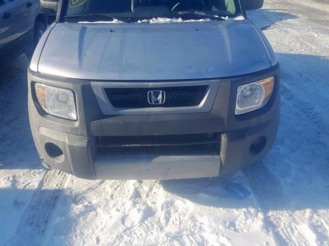 5J6YH27374L005282 - 2004 HONDA ELEMENT LX SILVER photo 9