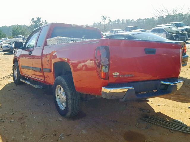 1GCCS196868223501 - 2006 CHEVROLET COLORADO RED photo 3