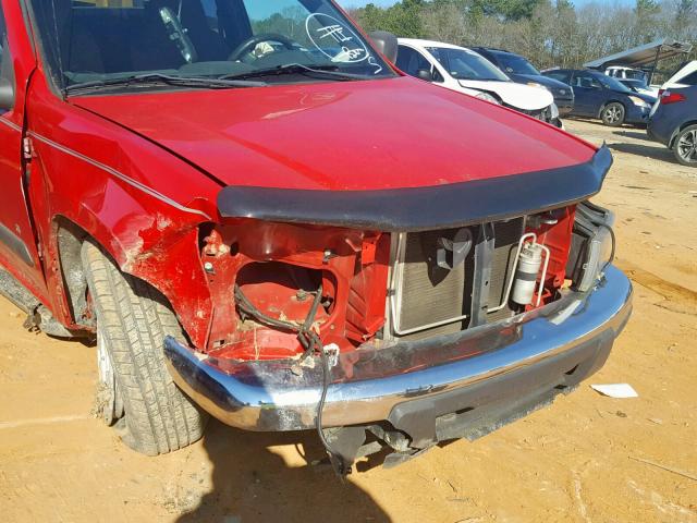 1GCCS196868223501 - 2006 CHEVROLET COLORADO RED photo 9