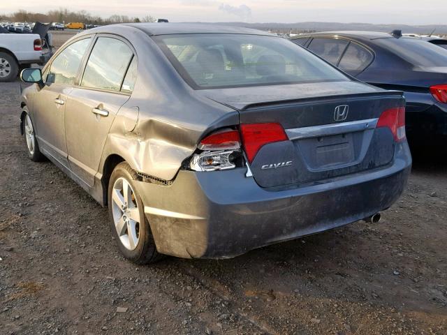 2HGFA16699H306343 - 2009 HONDA CIVIC LX-S 灰色 照片 3