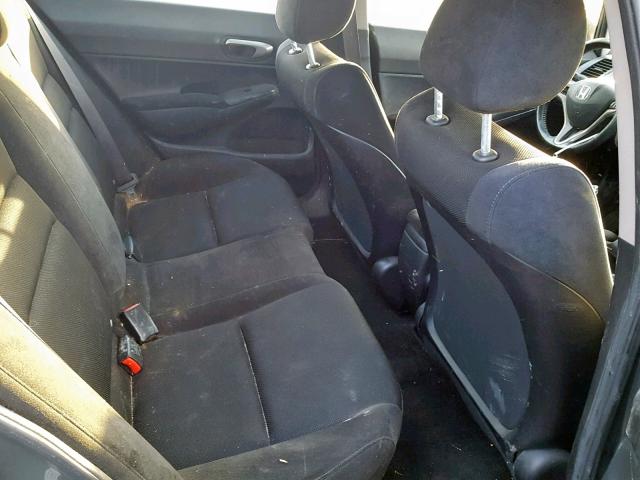 2HGFA16699H306343 - 2009 HONDA CIVIC LX-S 灰色 照片 6