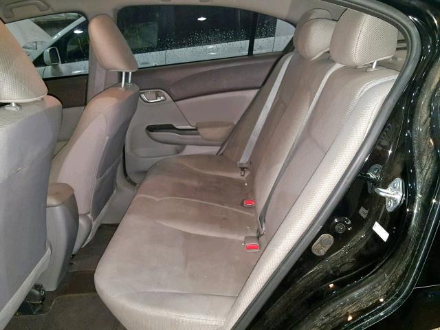 2HGFB2F50CH588275 - 2012 HONDA CIVIC LX BLACK photo 6