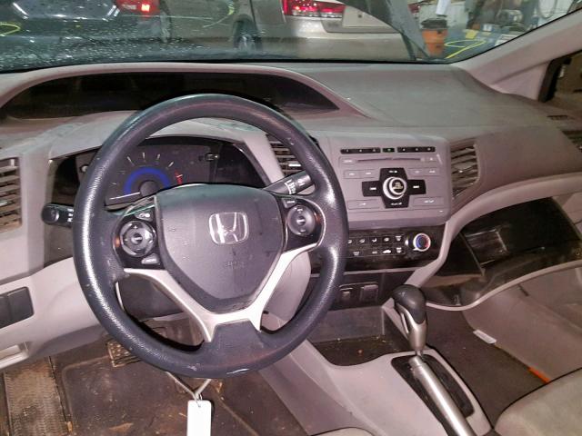 2HGFB2F50CH588275 - 2012 HONDA CIVIC LX BLACK photo 9