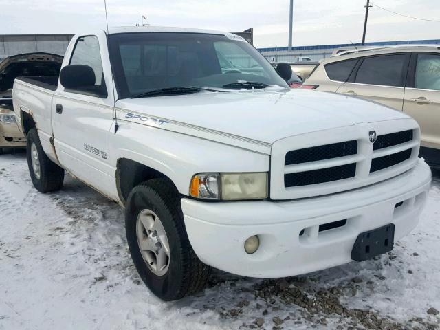 1B7HC16Y1YS501315 - 2000 DODGE RAM 1500 თეთრი ფოტო 1