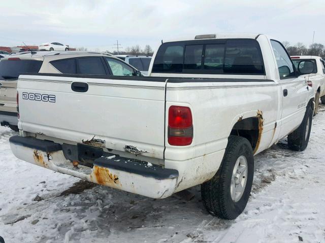 1B7HC16Y1YS501315 - 2000 DODGE RAM 1500 თეთრი ფოტო 4