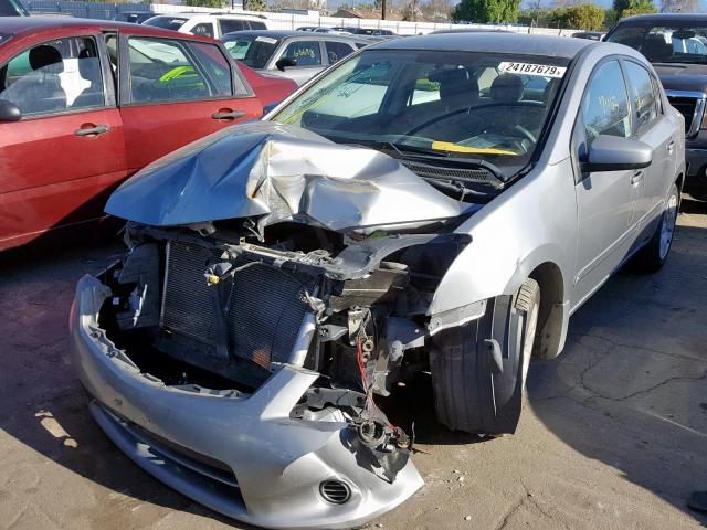 3N1AB6AP9BL622182 - 2011 NISSAN SENTRA 2.0 GRAY photo 2