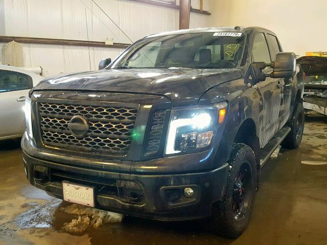 1N6AA1E59JN534451 - 2018 NISSAN TITAN SV BLACK photo 2