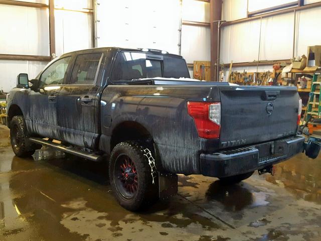 1N6AA1E59JN534451 - 2018 NISSAN TITAN SV BLACK photo 3