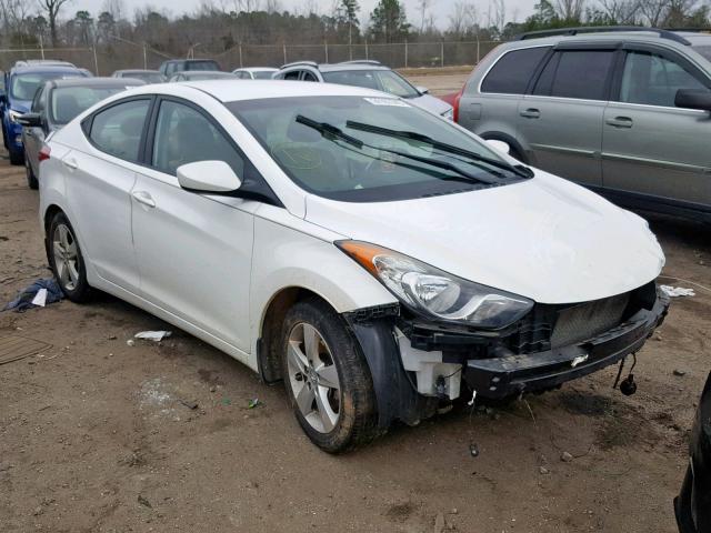 5NPDH4AE3DH294546 - 2013 HYUNDAI ELANTRA GL WHITE photo 1