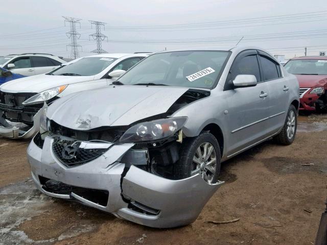 JM1BK12G771641895 - 2007 MAZDA 3 I SILVER photo 2