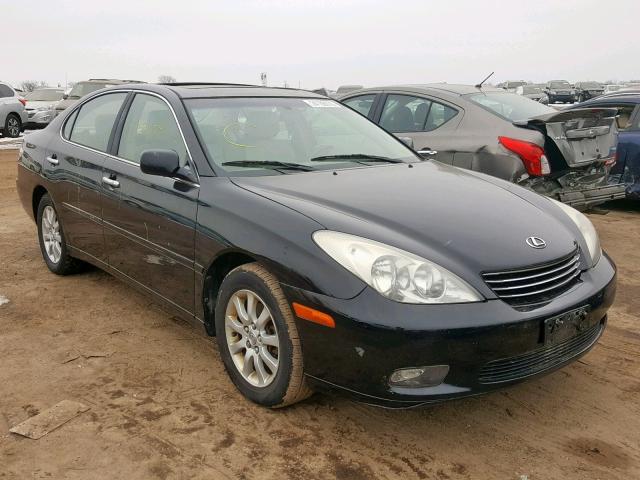 JTHBF30GX20035121 - 2002 LEXUS ES 300 BLACK photo 1