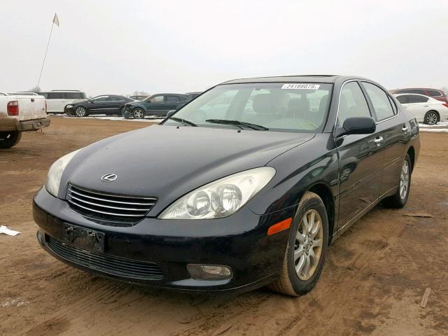 JTHBF30GX20035121 - 2002 LEXUS ES 300 BLACK photo 2