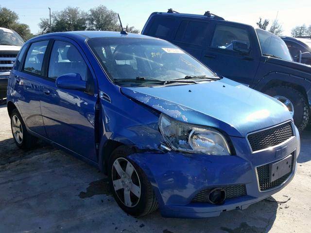 KL1TD6DE5AB119248 - 2010 CHEVROLET AVEO LS BLUE photo 1