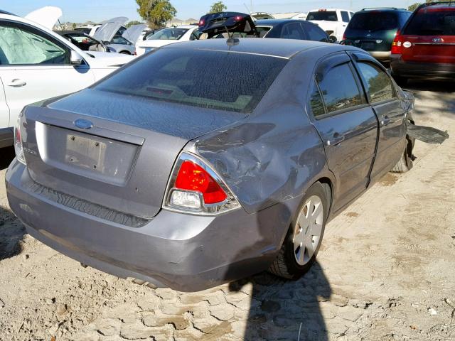 3FAHP06ZX7R269370 - 2007 FORD FUSION S GRAY photo 4