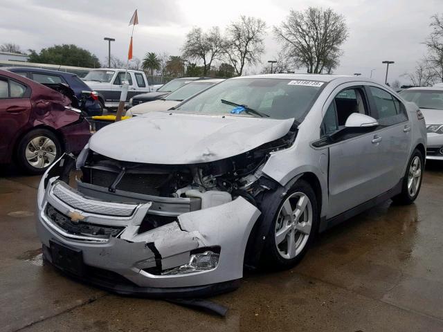 1G1RE6E47EU136870 - 2014 CHEVROLET VOLT SILVER photo 2