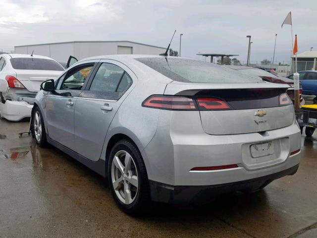 1G1RE6E47EU136870 - 2014 CHEVROLET VOLT SILVER photo 3