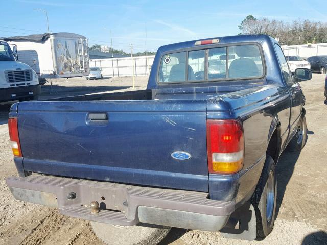 1FTCR10A3VUA93078 - 1997 FORD RANGER BLUE photo 4