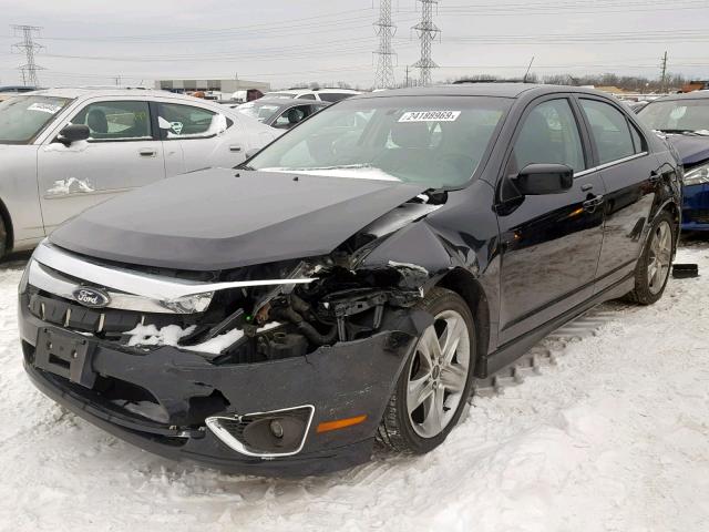 3FAHP0KC1AR324880 - 2010 FORD FUSION SPO BLACK photo 2