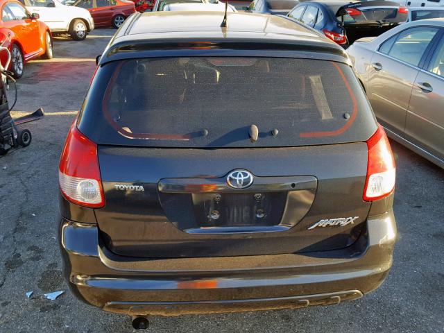 2T1KR32E23C037635 - 2003 TOYOTA MATRIX BLACK photo 9