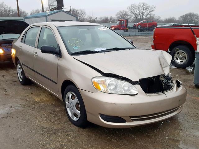 1NXBR32E85Z397106 - 2005 TOYOTA COROLLA CE BEIGE photo 1