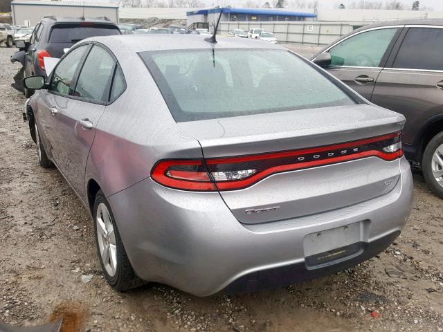 1C3CDFBB9GD694570 - 2016 DODGE DART SXT SILVER photo 3