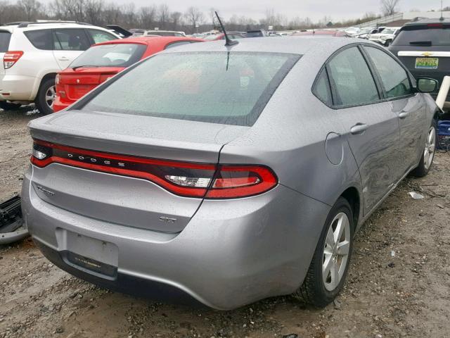 1C3CDFBB9GD694570 - 2016 DODGE DART SXT SILVER photo 4