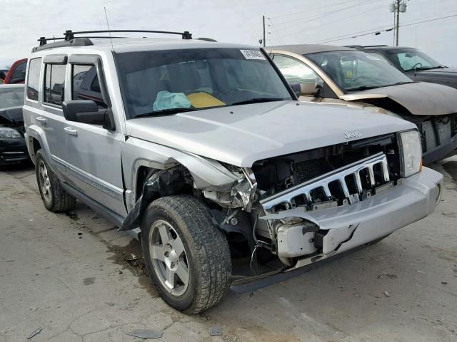 1J4RG4GKXAC128130 - 2010 JEEP COMMANDER SILVER photo 1