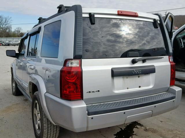 1J4RG4GKXAC128130 - 2010 JEEP COMMANDER SILVER photo 3